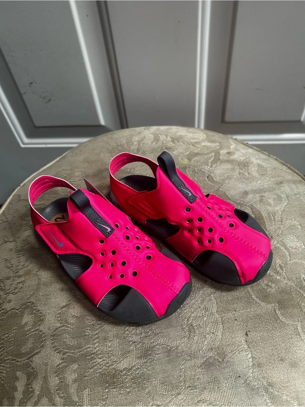 Nike Kids' Sunray Protect 2D Pink Water Shoes Sz 12C